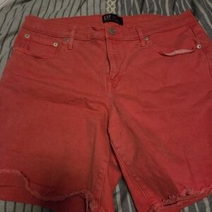 GAP Vibrant Red Casual Shorts Size 12